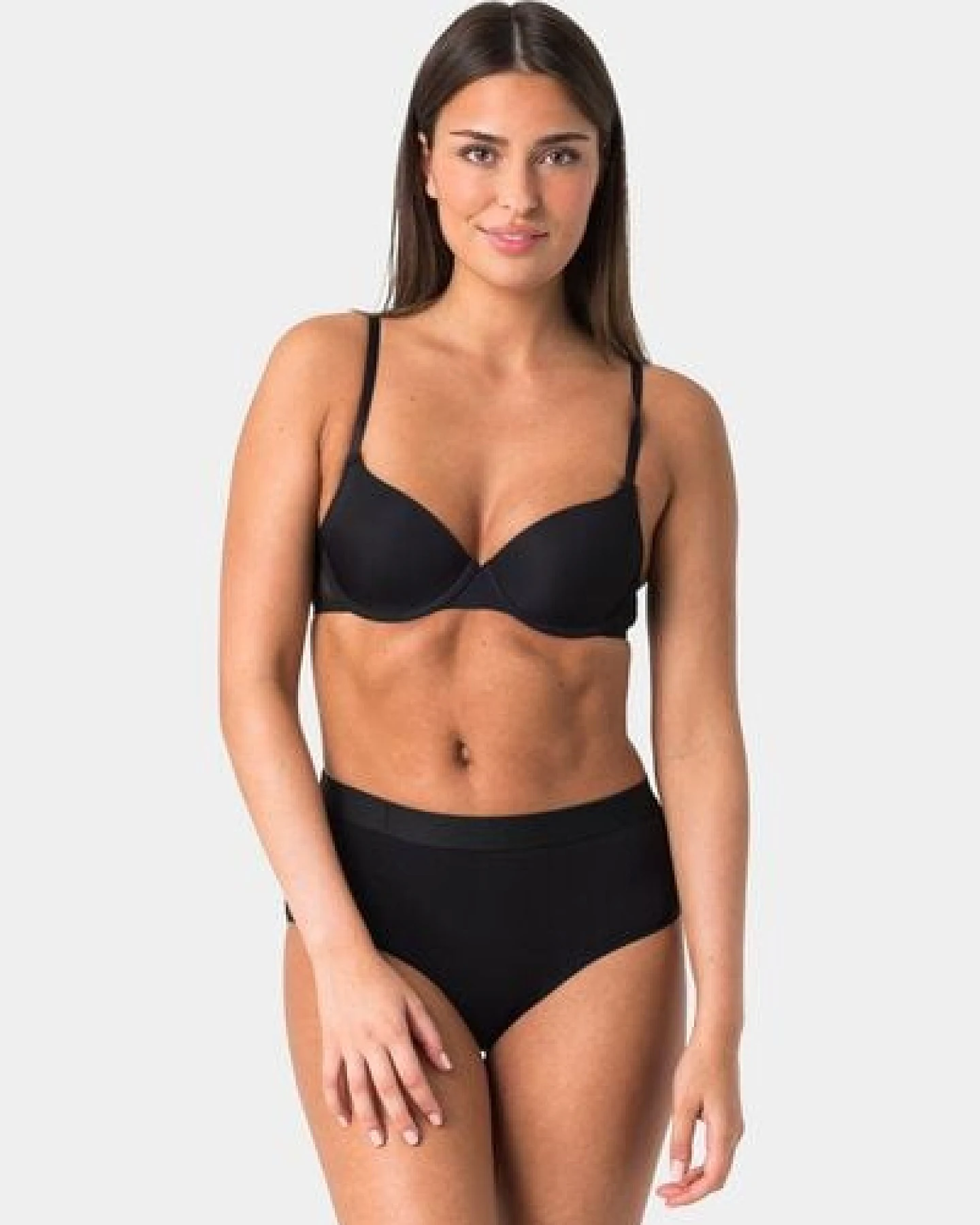 Elsie Unterhosen Damen 5er Pack Taillenslip aus Baumwolle mit Stretch – Ansicht 2