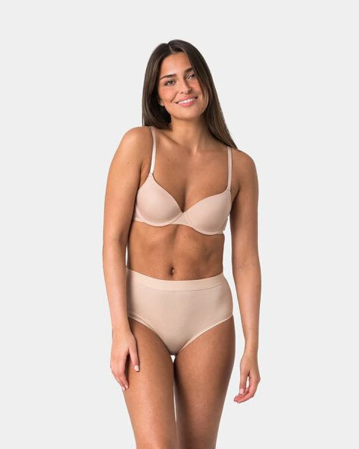 Elsie Unterhosen Damen 5er Pack Taillenslip aus Baumwolle mit Stretch