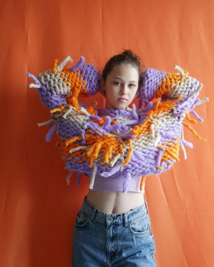 PANAPUFA 100% MERINO Strickjacke aus Merinowolle LAS VEGAS