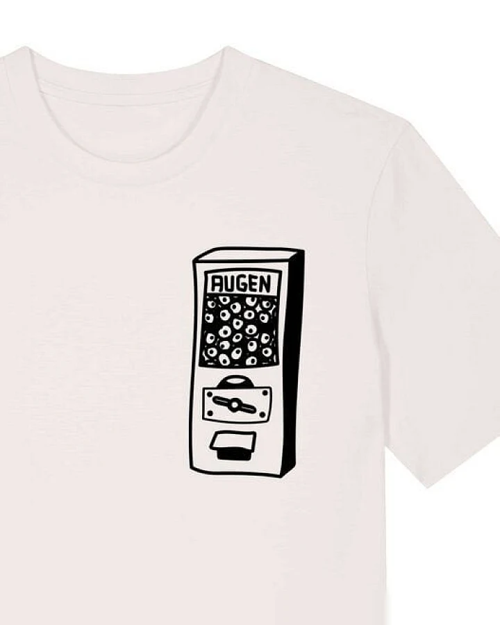 päfjes Der Augen Automat - Kaugummiautomat - Fair Wear Unisex Bio T-Shirt