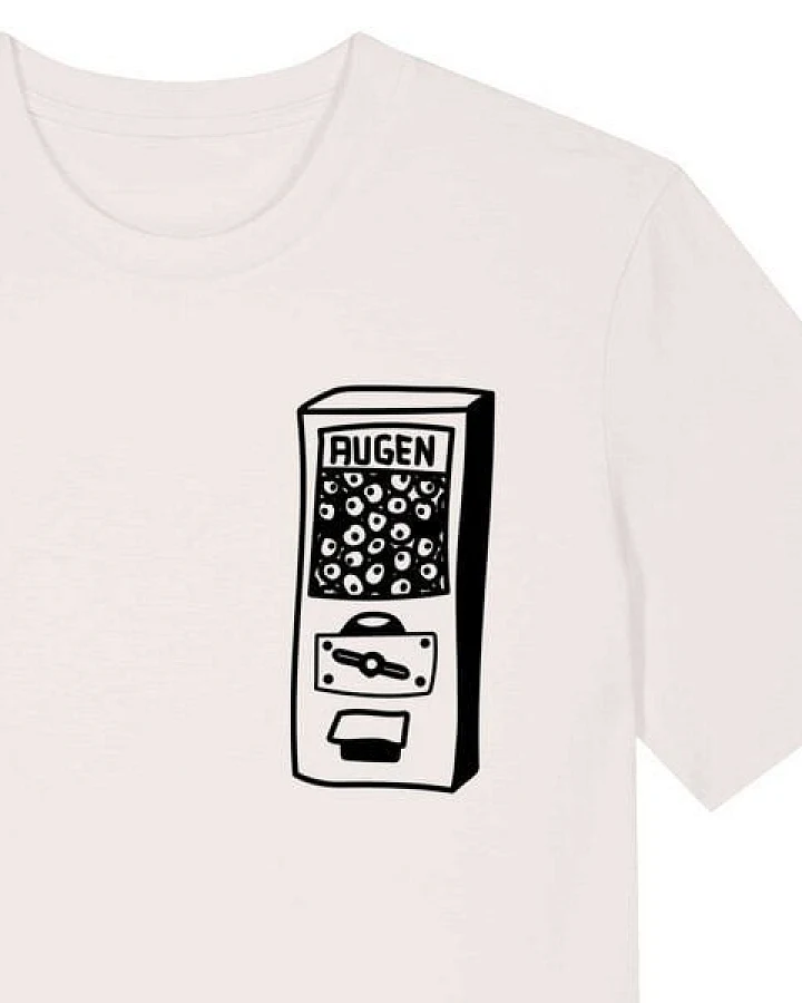 päfjes Der Augen Automat - Kaugummiautomat - Fair Wear Unisex Bio T-Shirt