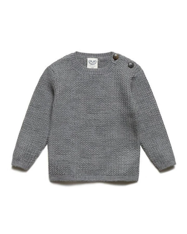 Puri Organic Kleinkinder Pullover Struktur Merinowolle