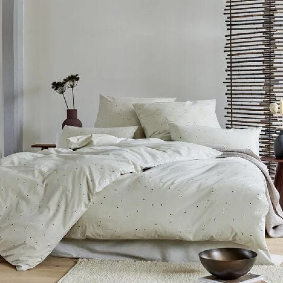 Design: Dancing Dots | Leinen (Grau)