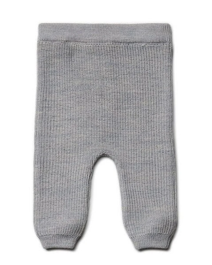 Puri Organic Baby Hose Perlfangstrick Merinowolle