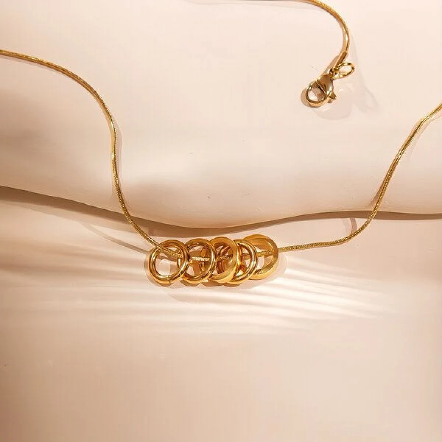 Gold Kette Mit Gold Ringen