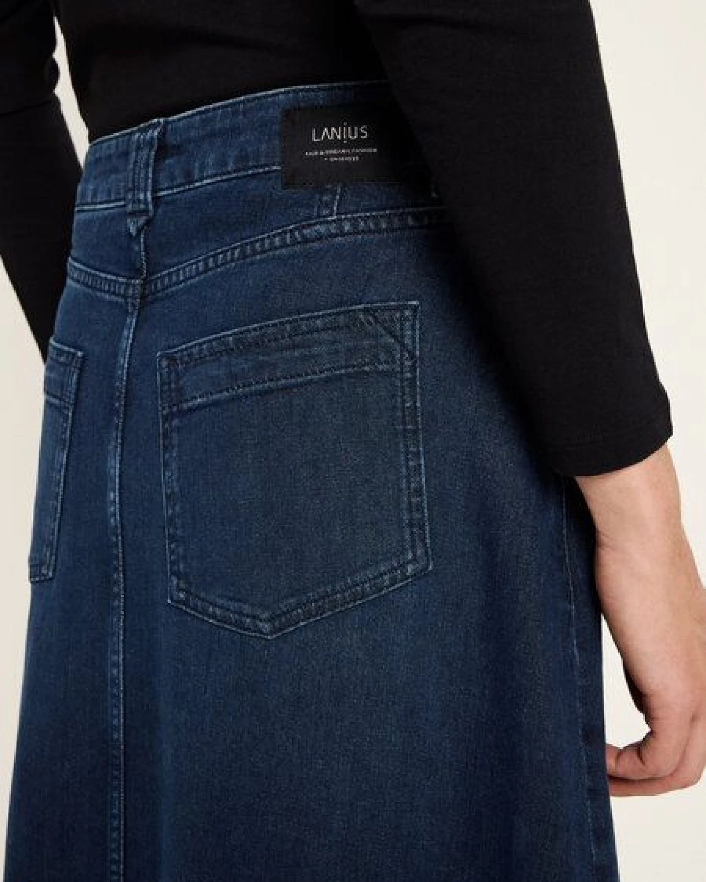 LANIUS Jeans Rock (GOTS) – Ansicht 3