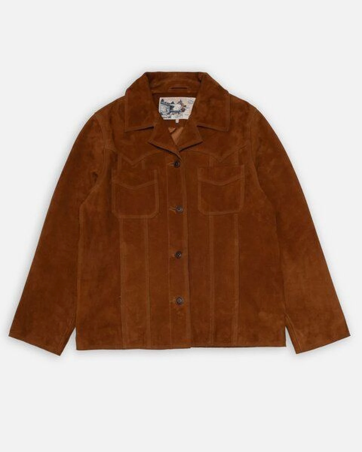 Nudie Jeans Peggy Suede Jacke - Cognac – Ansicht 2