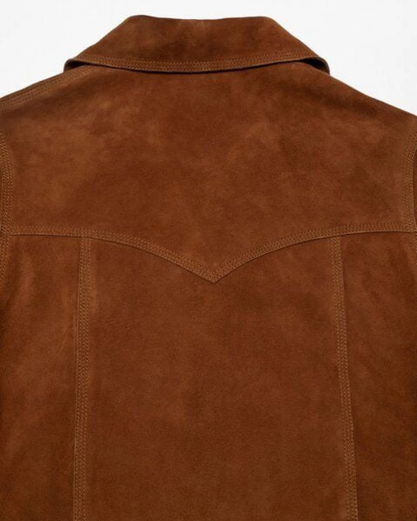 Nudie Jeans Peggy Suede Jacke - Cognac – Ansicht 4