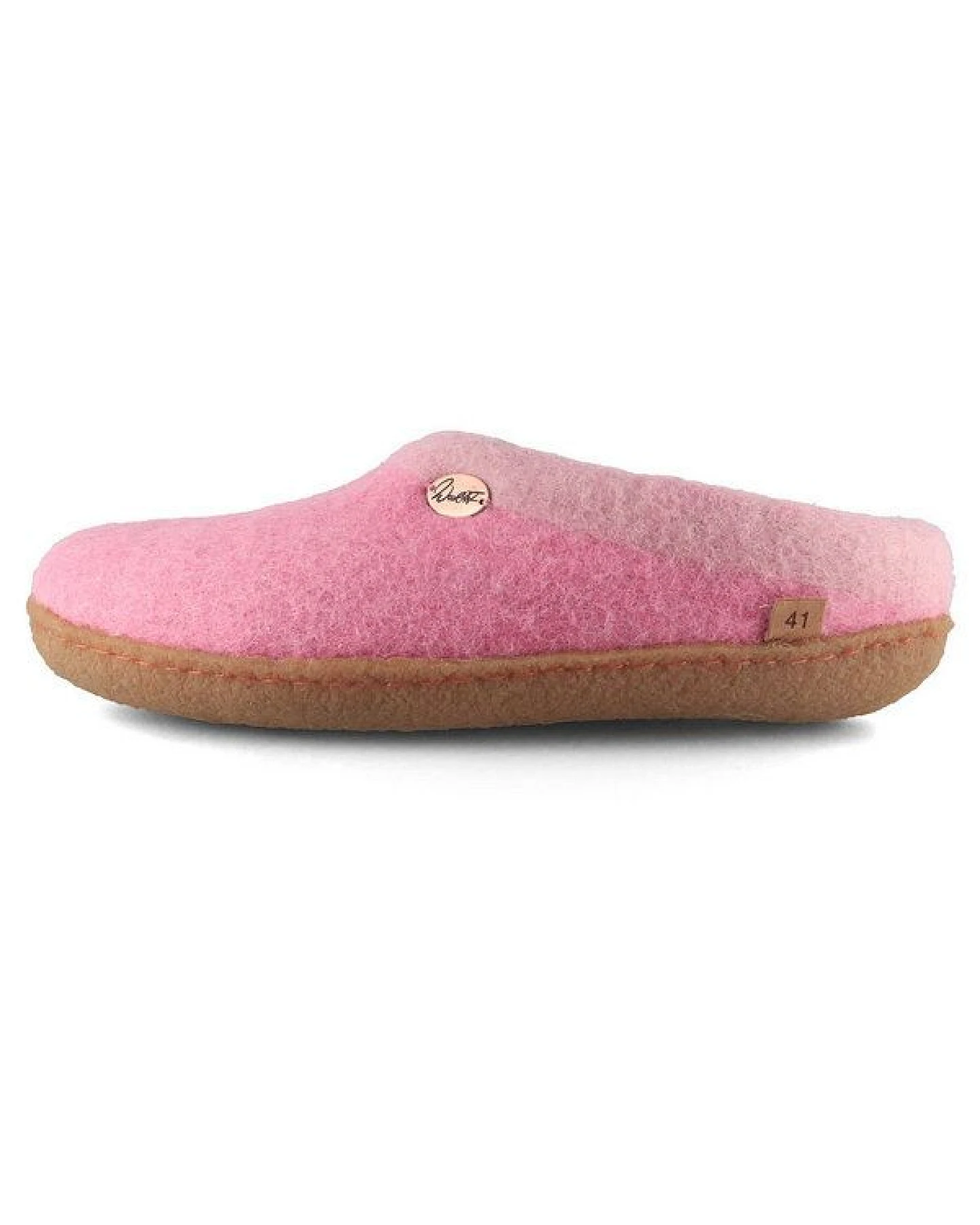 WoolFit Sherpa Barfuß-Hausschuhe unisex Filz-Pantoffeln mit Naturgummisohle, nachhaltig aus 100% Wolle – Ansicht 3