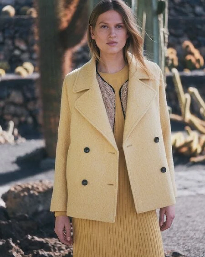 LANIUS Cabanjacke aus Schurwolle