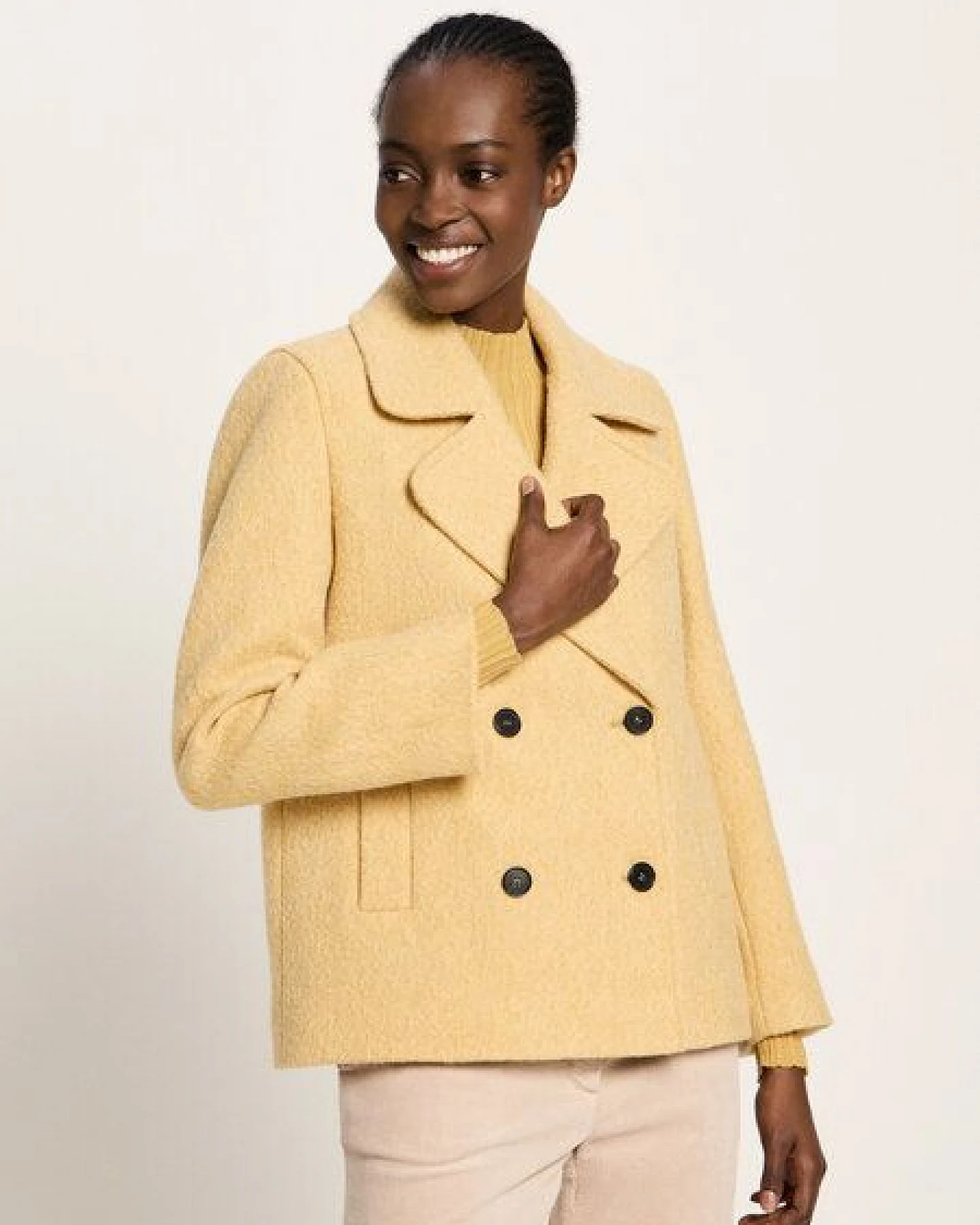 LANIUS Cabanjacke aus Schurwolle – Ansicht 3