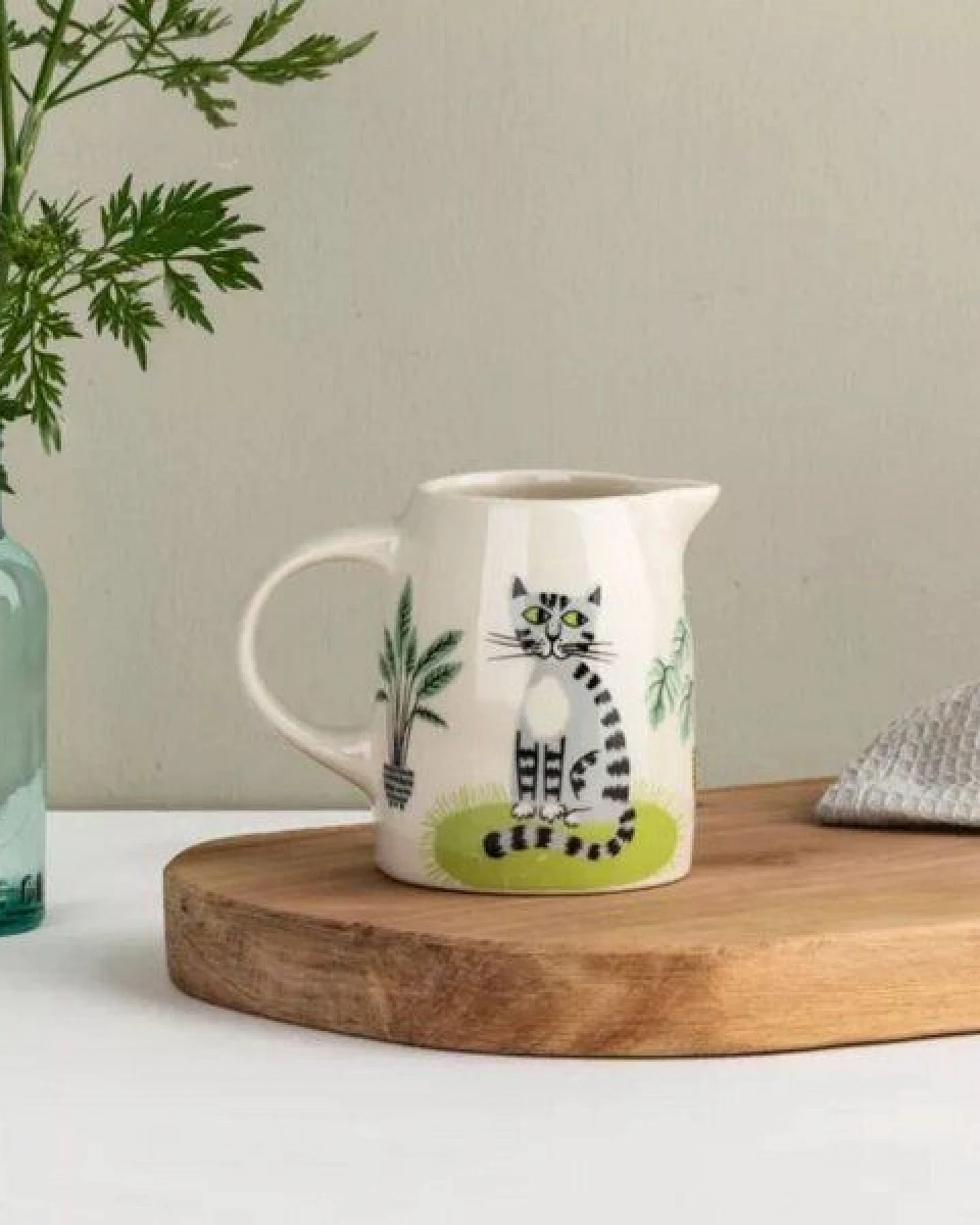 Hannah Turner Handgemachte Keramik Katze Milchkännchen- wunderschön – Ansicht 2