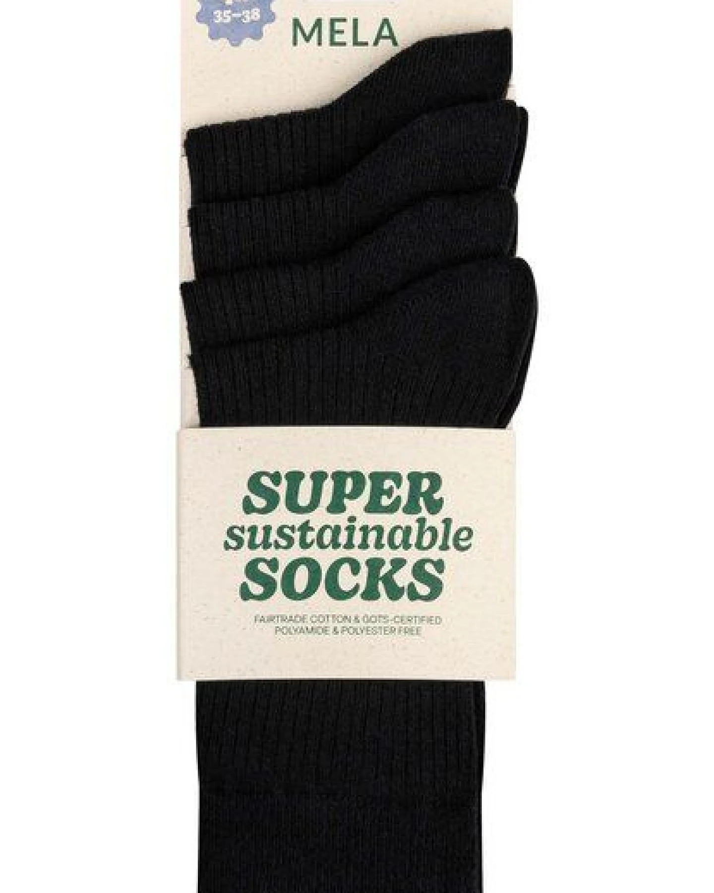 MELA 4-Paar Fairtrade Socken aus Biobaumwolle – Ansicht 2