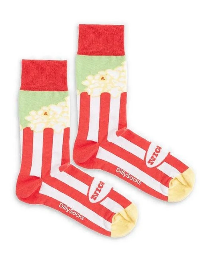 DillySocks Socken Popcorn Delight aus Biobaumwoll-Mix