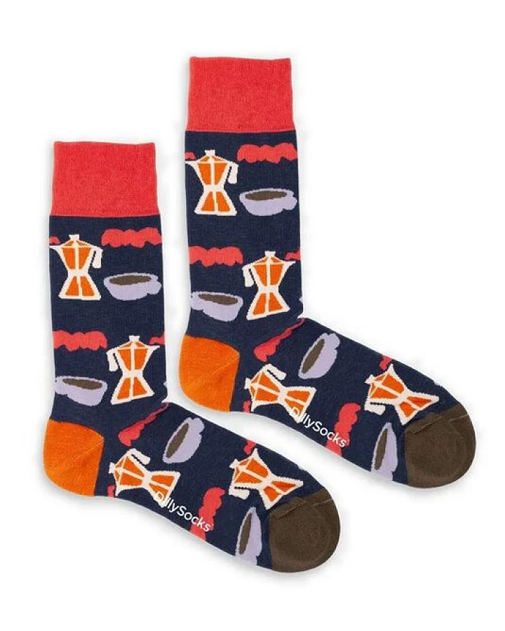 DillySocks Socken Barista Bliss aus Biobaumwoll-Mix