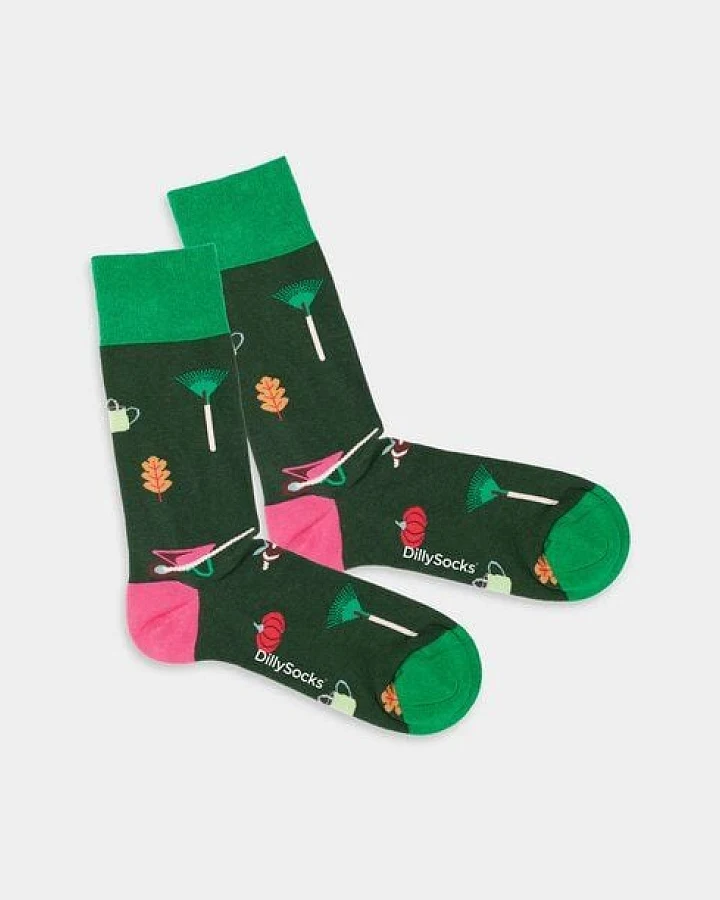 DillySocks Socken Garden Glow aus Biobaumwoll-Mix