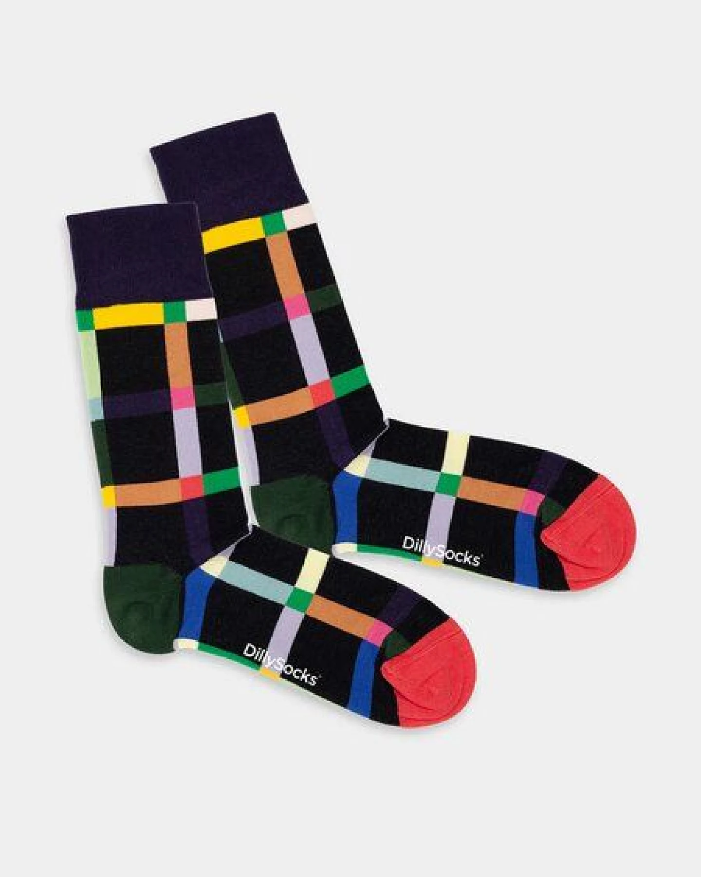 DillySocks Socken Multicolor Maze aus Biobaumwoll-Mix – Ansicht 2