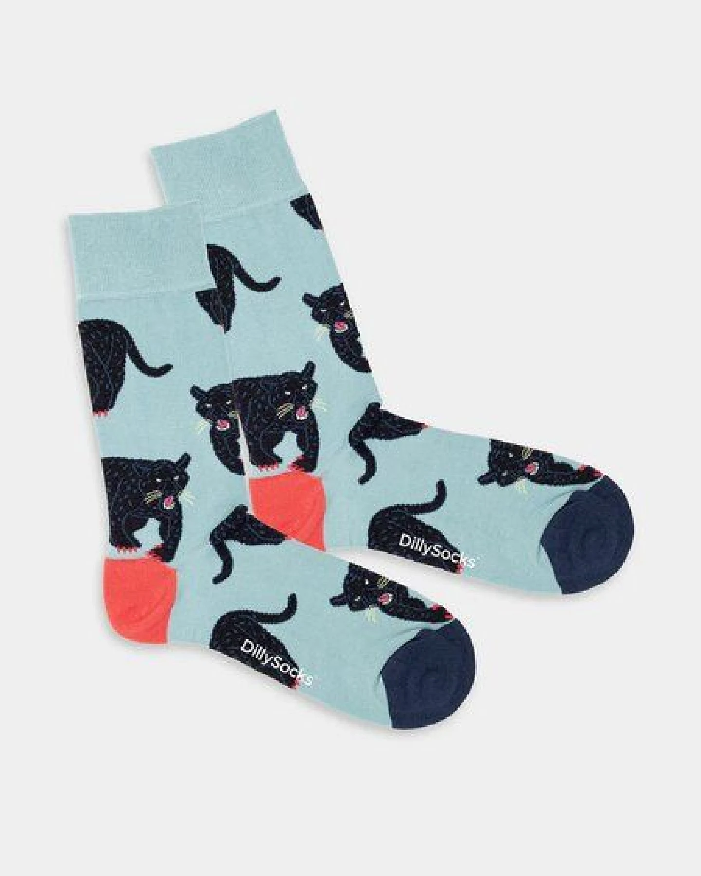 DillySocks Socken Midnight Panther aus Biobaumwoll-Mix – Ansicht 2