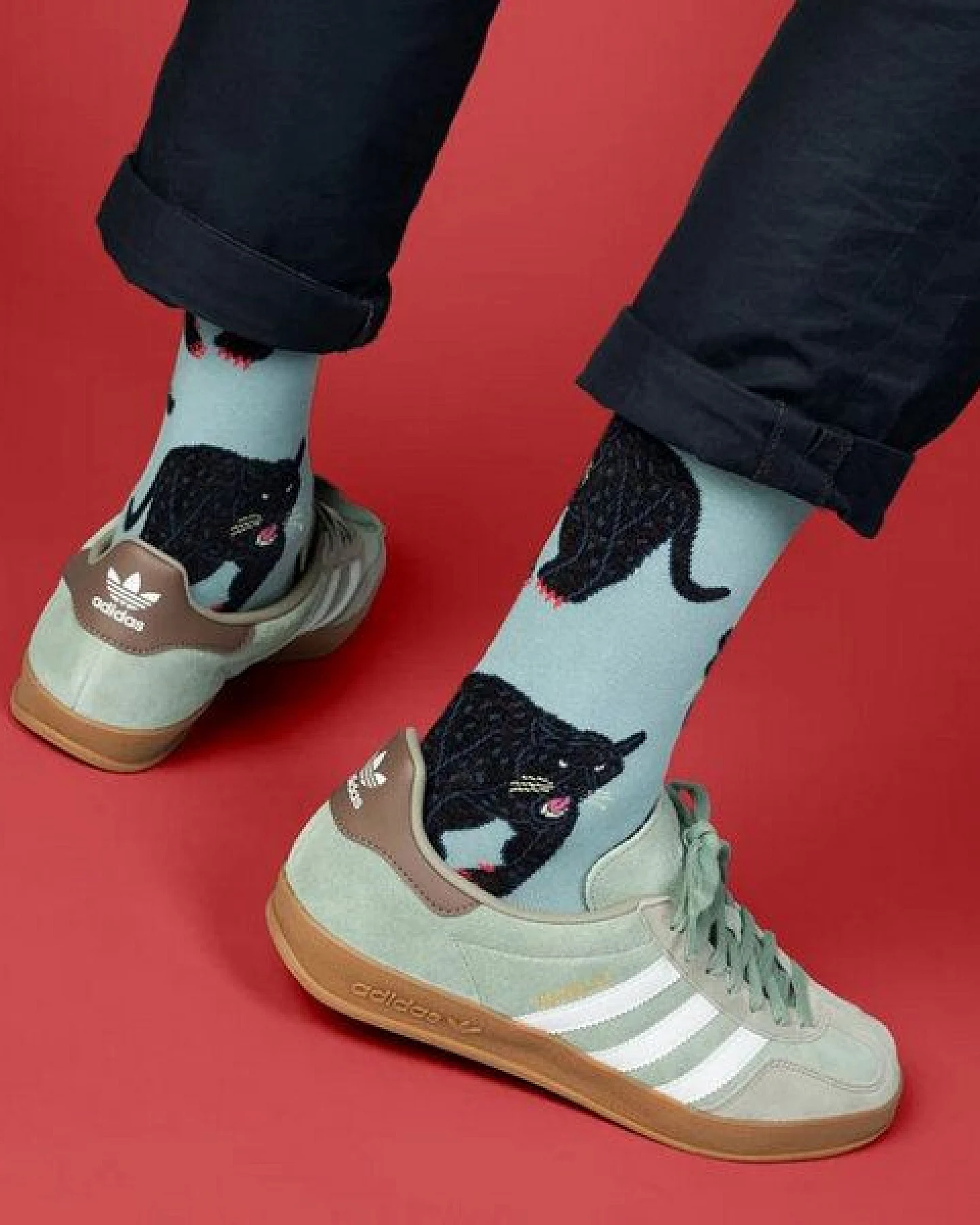 DillySocks Socken Midnight Panther aus Biobaumwoll-Mix – Ansicht 4