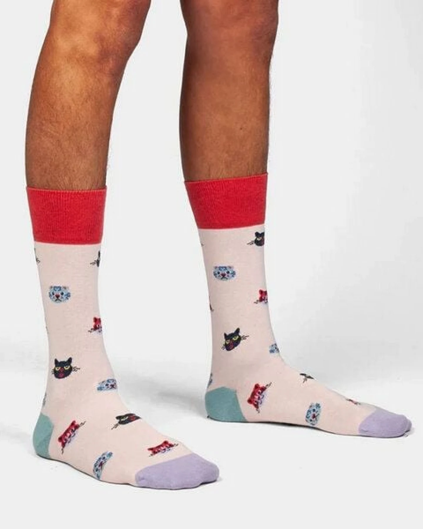 DillySocks Socken Curious Cats aus Biobaumwoll-Mix – Ansicht 3