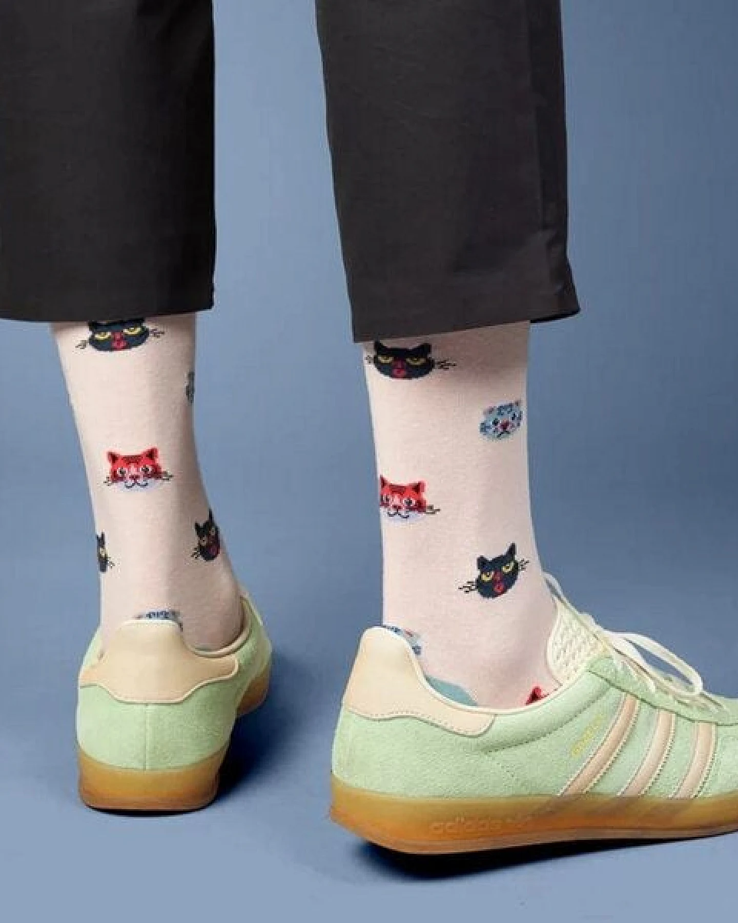 DillySocks Socken Curious Cats aus Biobaumwoll-Mix – Ansicht 4
