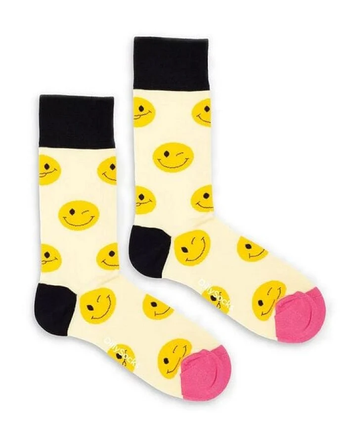 DillySocks Socken Sunny Smileys aus Biobaumwoll-Mix