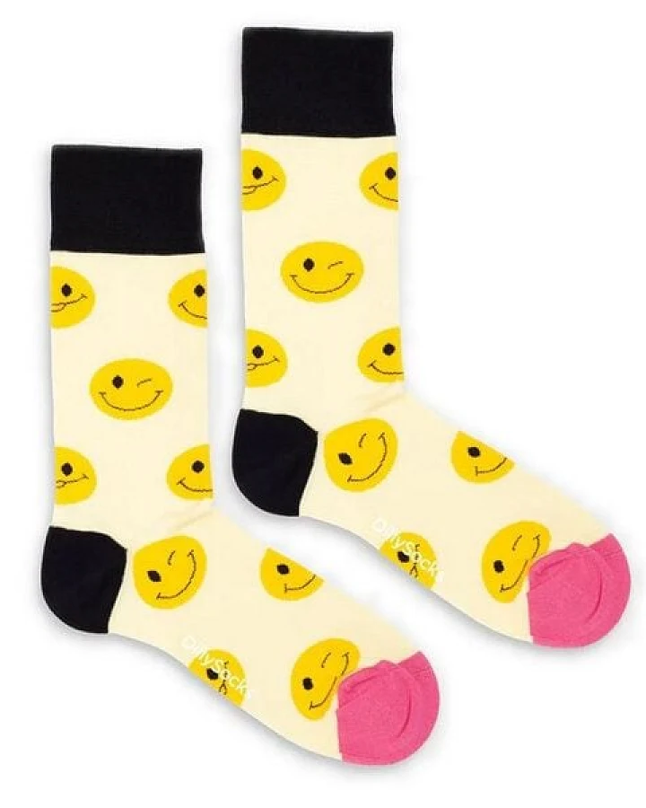 DillySocks Socken Sunny Smileys aus Biobaumwoll-Mix