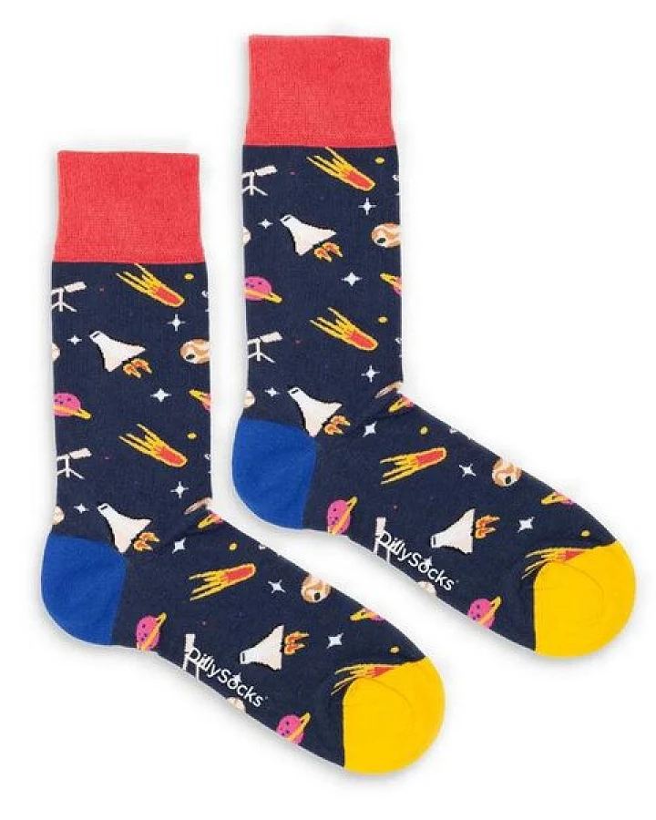 DillySocks Socken Galactic Adventure aus Biobaumwoll-Mix