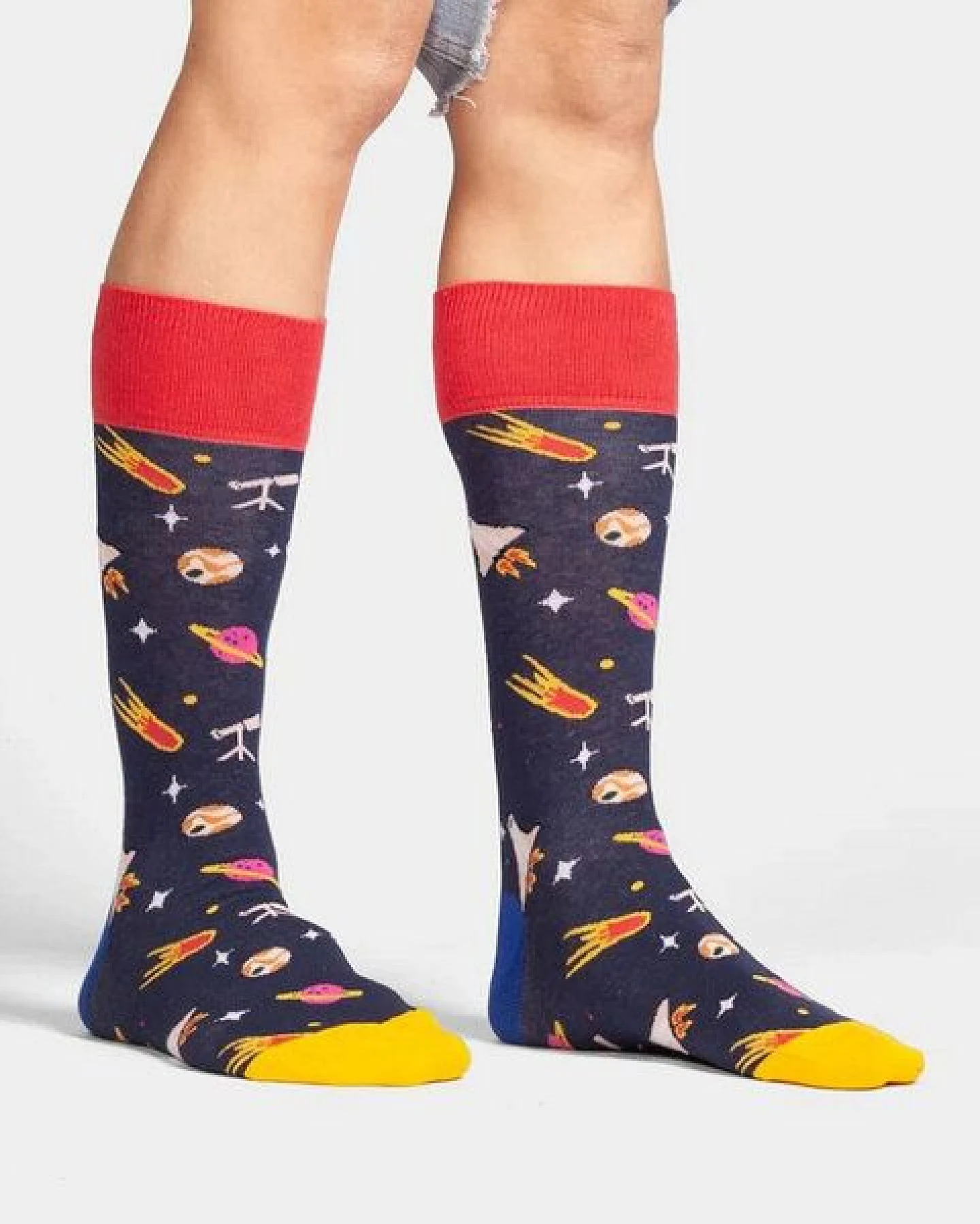 DillySocks Socken Galactic Adventure aus Biobaumwoll-Mix – Ansicht 3