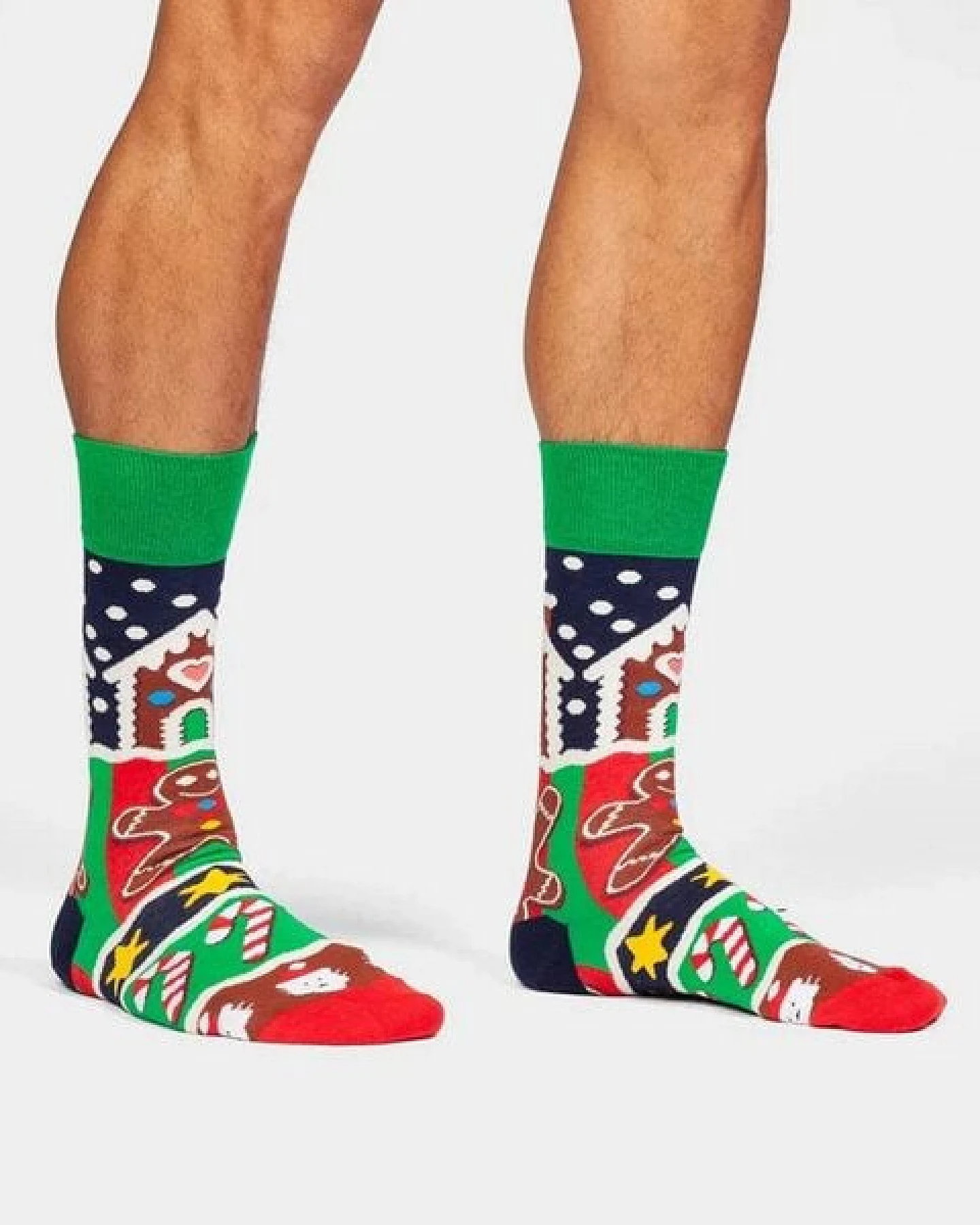 DillySocks Socken Frosty Gingerbread aus Biobaumwoll-Mix – Ansicht 4