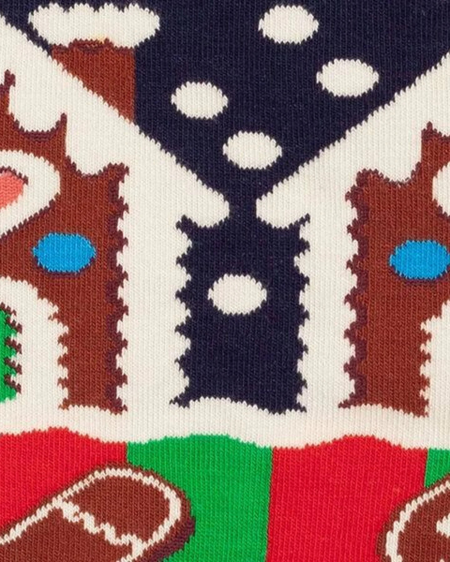 DillySocks Socken Frosty Gingerbread aus Biobaumwoll-Mix – Ansicht 2