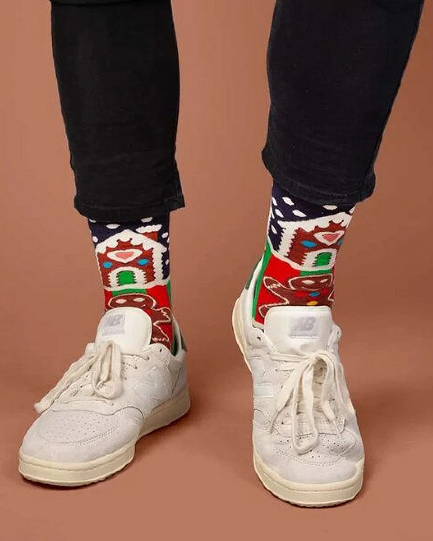 DillySocks Socken Frosty Gingerbread aus Biobaumwoll-Mix – Ansicht 3