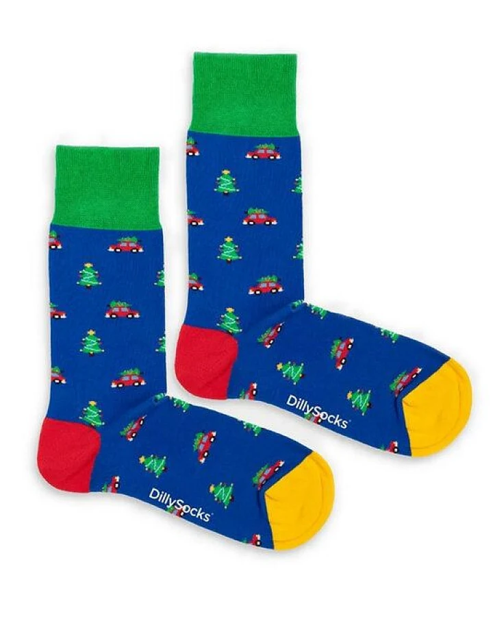 DillySocks Socken Tree Ride aus Biobaumwoll-Mix