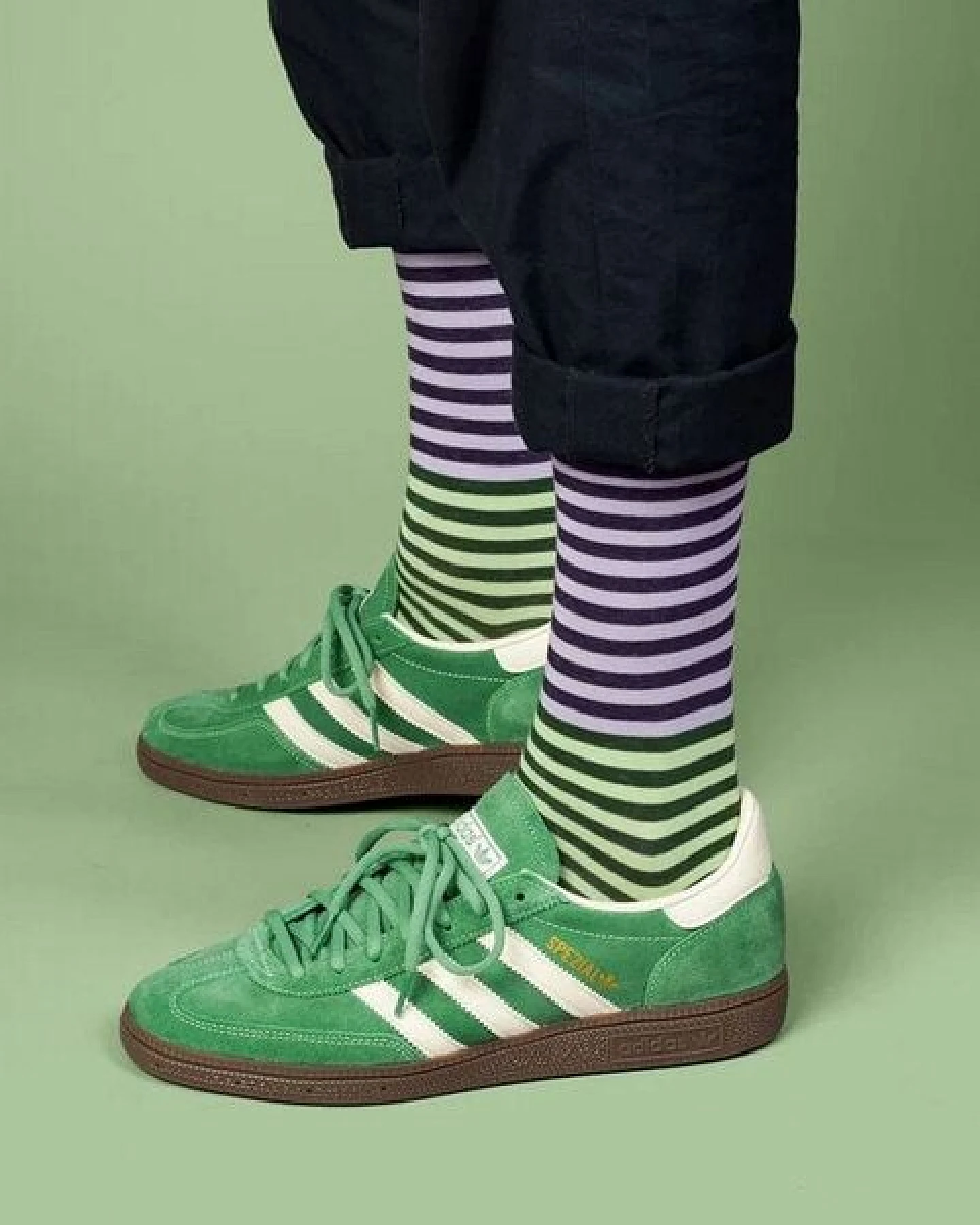 DillySocks Socken Harvest Stripes aus Biobaumwoll-Mix – Ansicht 4