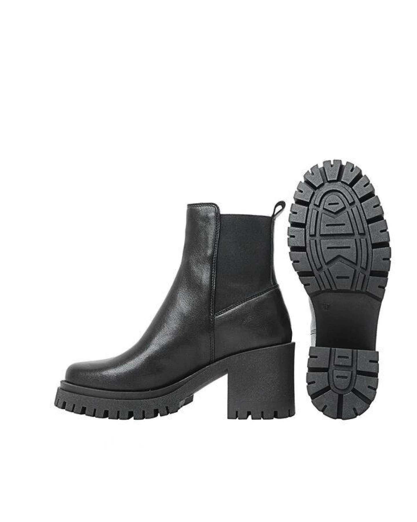Ten Points Leder-Absatzboots, Ylva mit Gummi – Ansicht 3