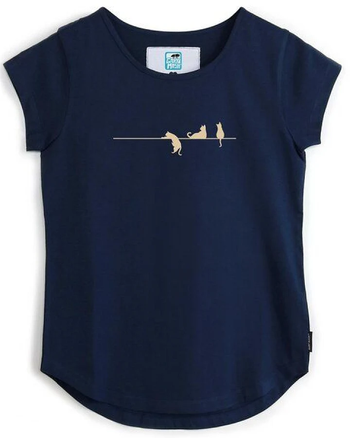 GARY MASH Shirt Asheville Katzen aus Bio-Baumwolle