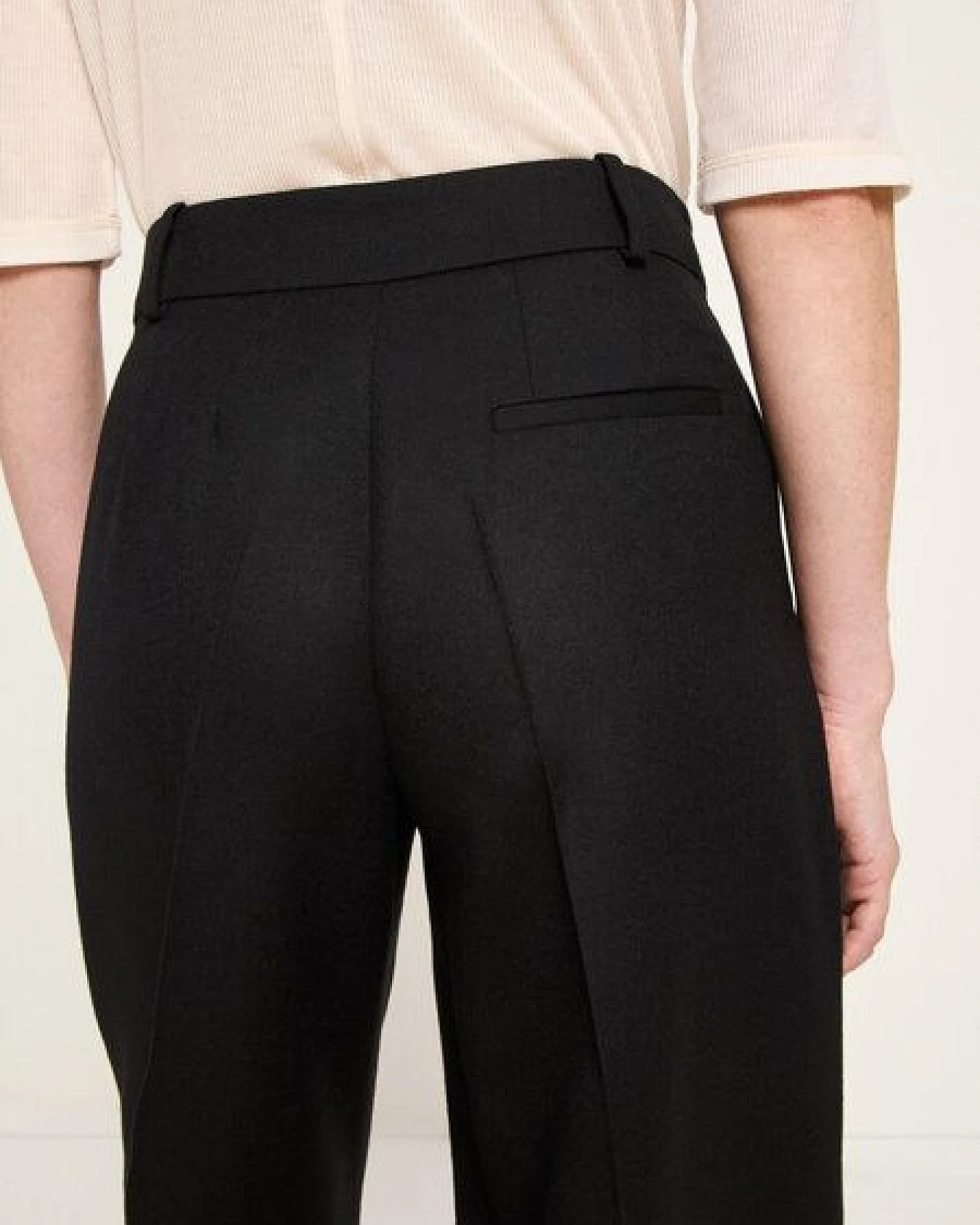 LANIUS Verkürzte Hose aus Bio-Schurwolle – Ansicht 4