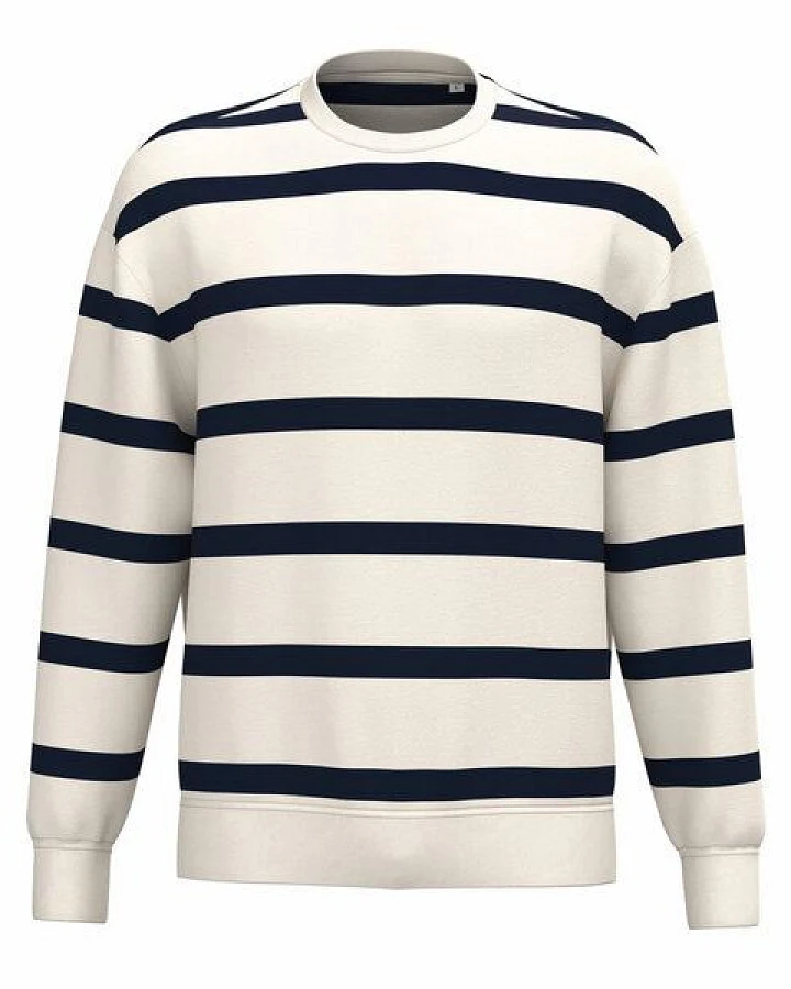 Greenspired Umweltfreundliches Unisex Sweatshirt mit Streifen, 300 g/m² XS-XXL