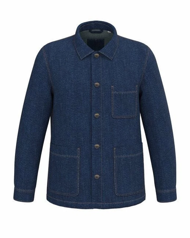 Greenspired Umweltfreundliche Unisex-Jeansjacke mit überschnittenen Schultern 430g/m² XS - XXL