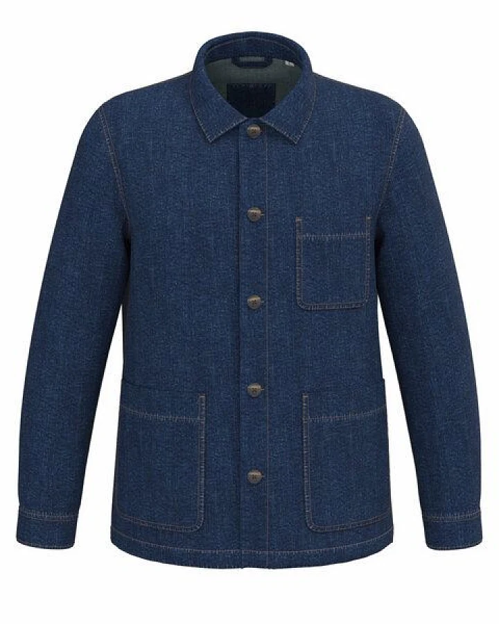 Greenspired Umweltfreundliche Unisex-Jeansjacke mit überschnittenen Schultern 430g/m² XS - XXL