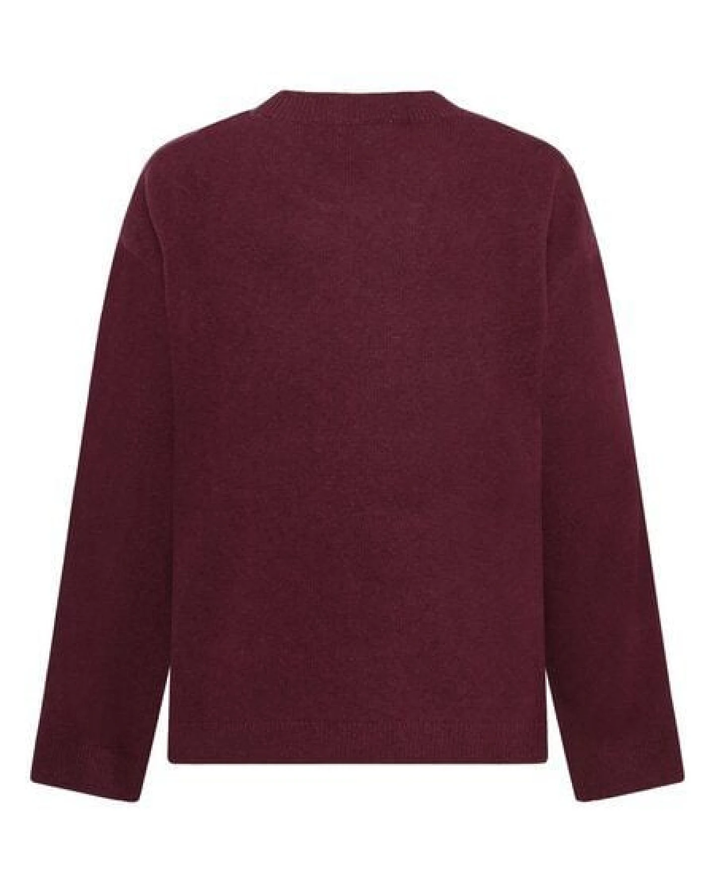 KnowledgeCotton Apparel Rundhals-Strickpullover aus Lammwolle RWS – Ansicht 3