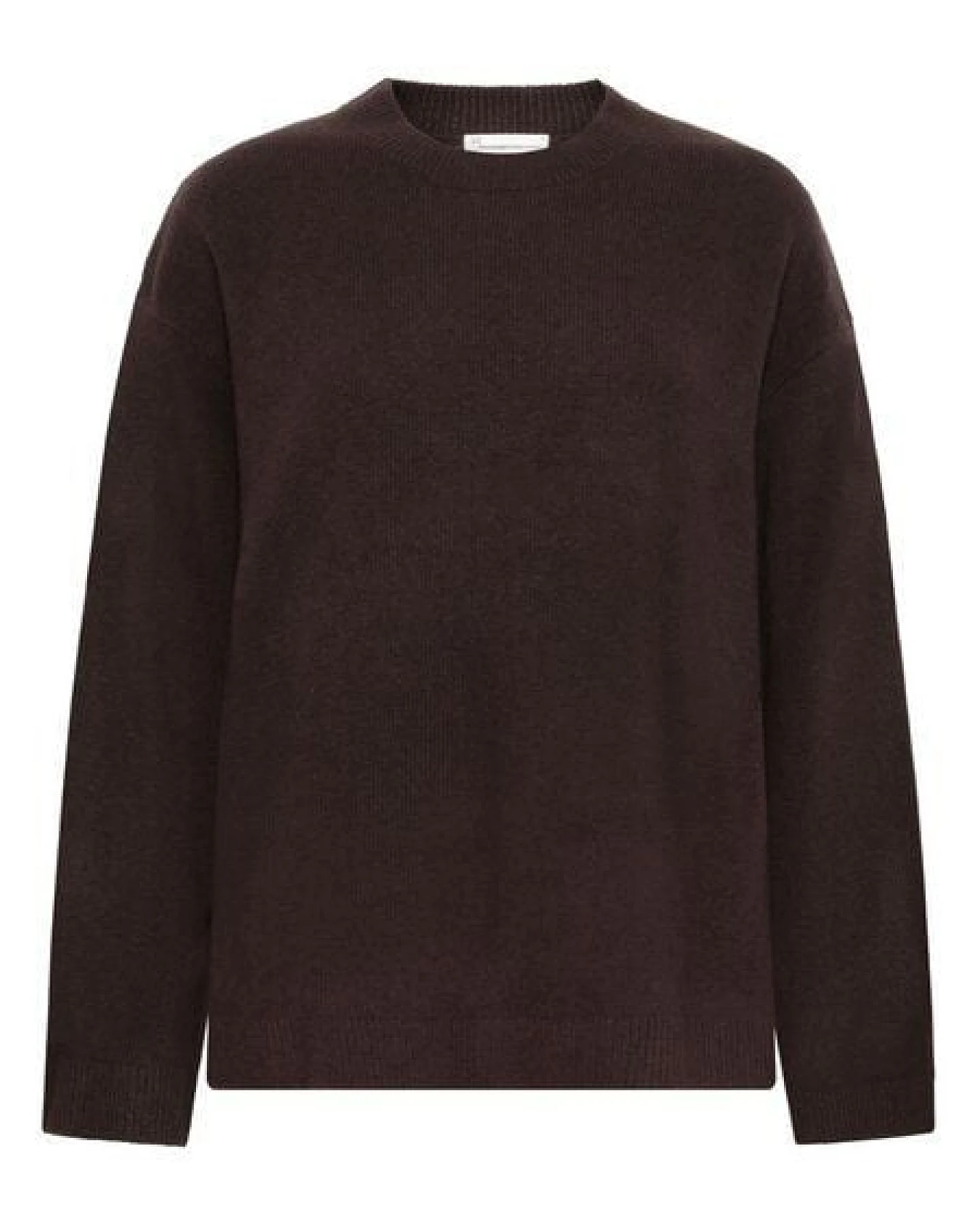 KnowledgeCotton Apparel Rundhals-Strickpullover aus Lammwolle RWS – Ansicht 4