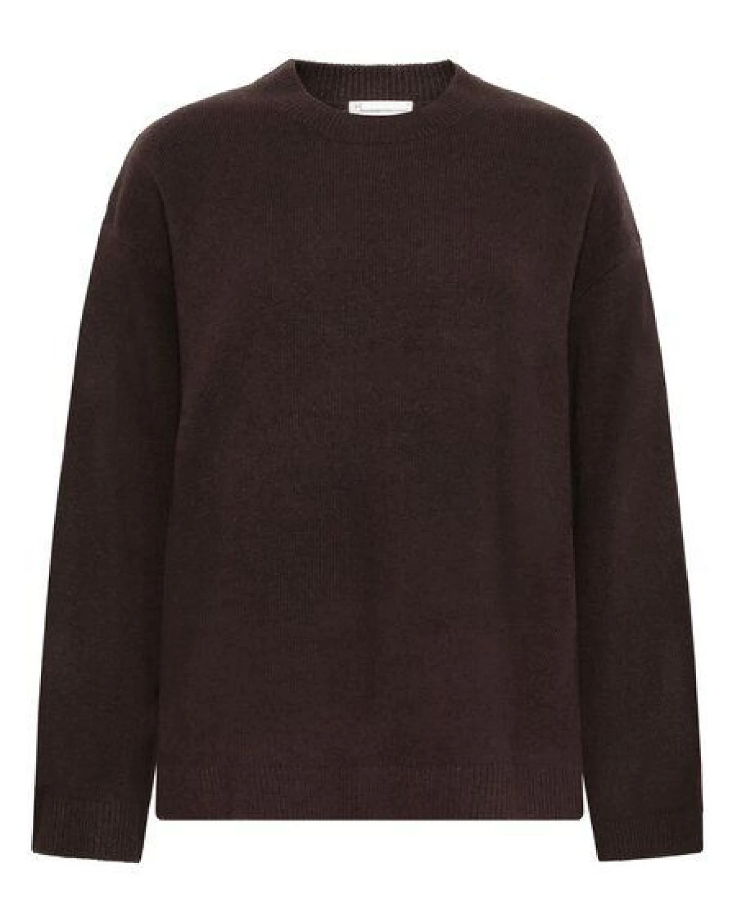KnowledgeCotton Apparel Rundhals-Strickpullover aus Lammwolle RWS – Ansicht 3