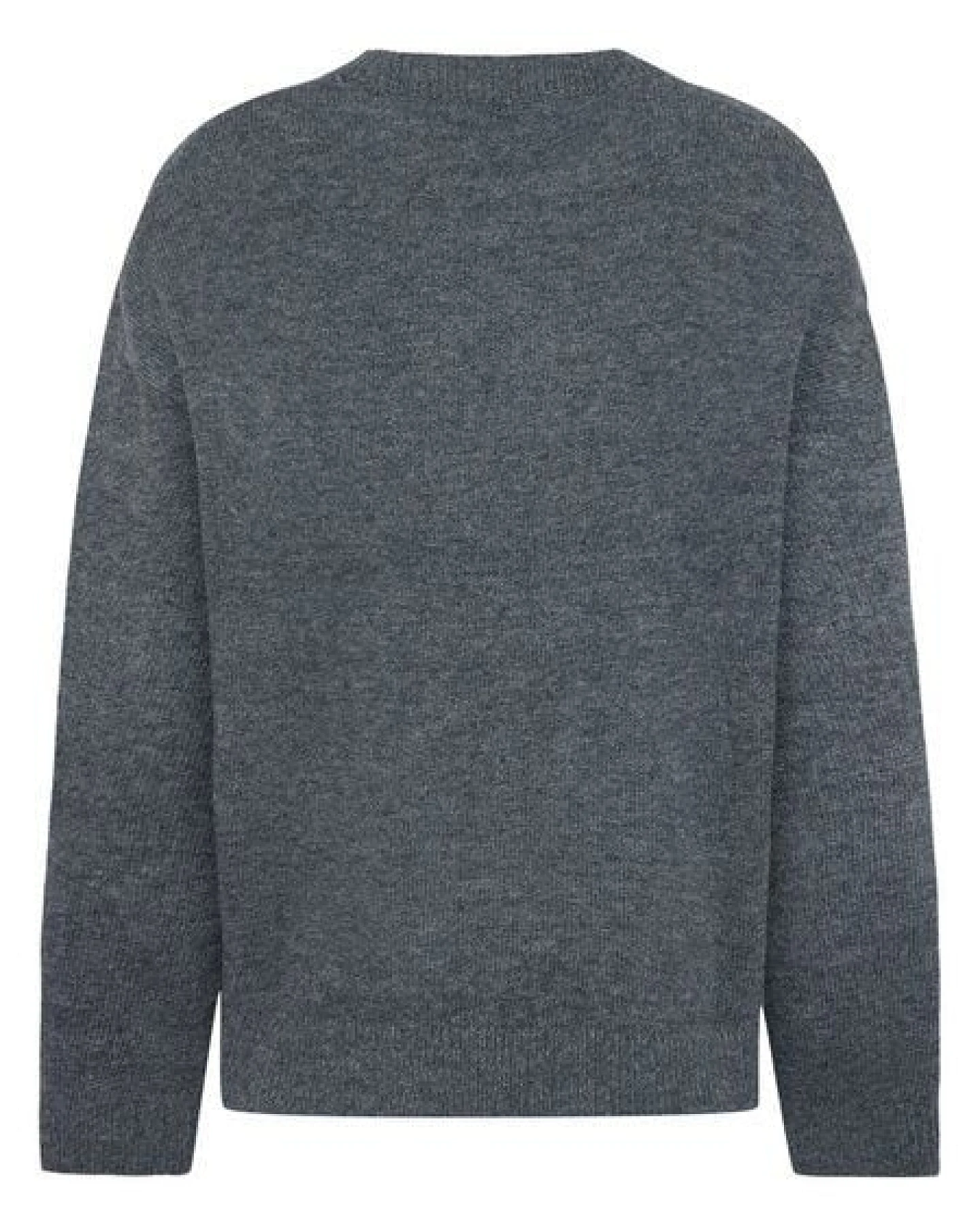 KnowledgeCotton Apparel Rundhals-Strickpullover aus Lammwolle RWS – Ansicht 3