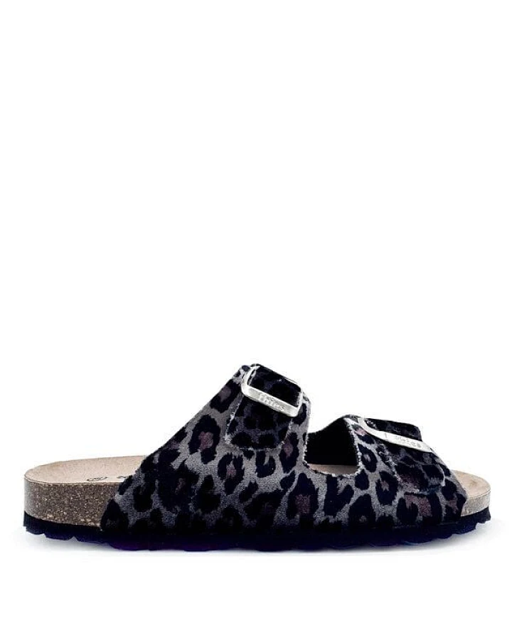 Vegane "thies ® Rec Velvet Leo Sandale" aus rec. PES