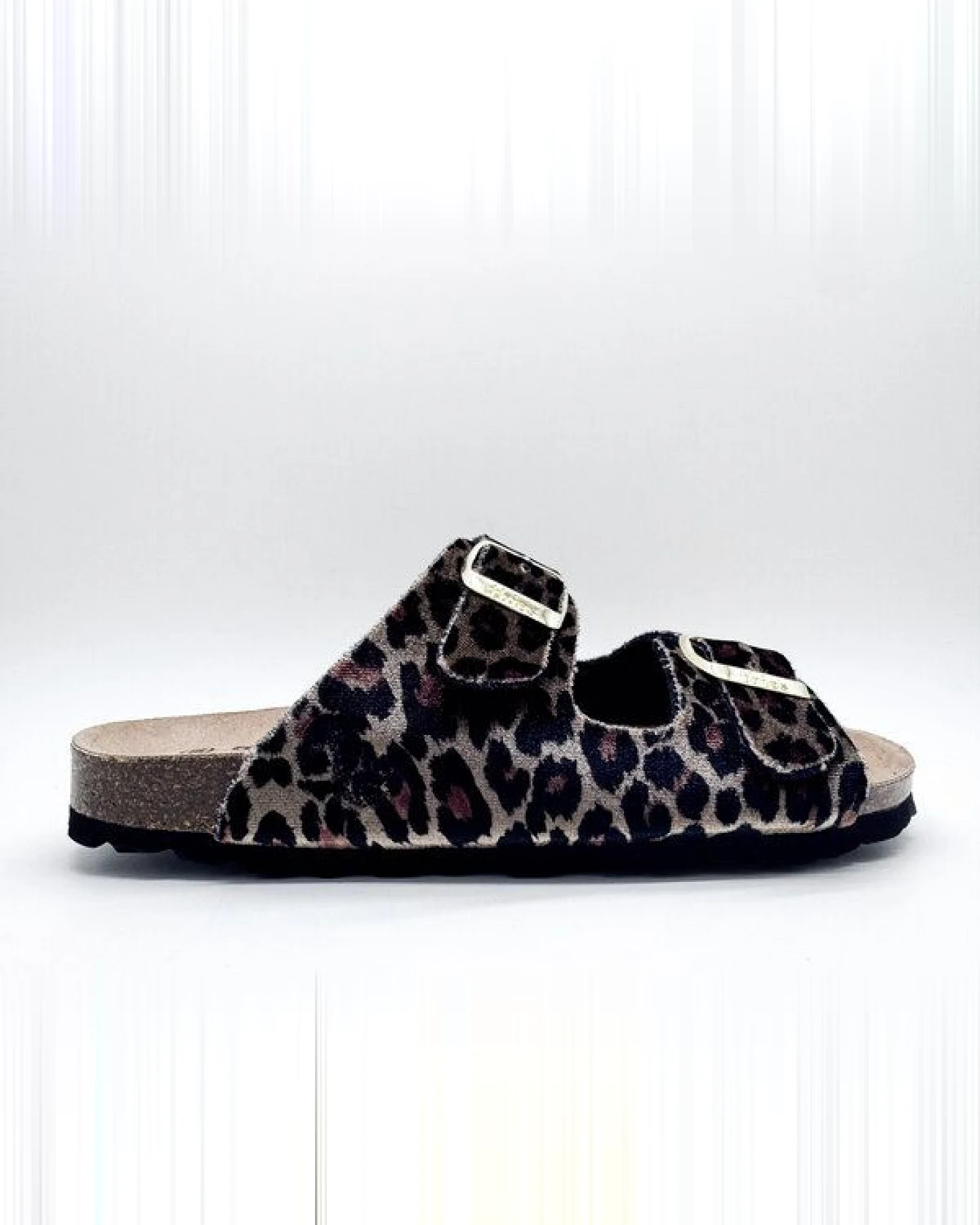 Vegane "thies ® Rec Velvet Leo Sandale" aus rec. PES – Ansicht 2