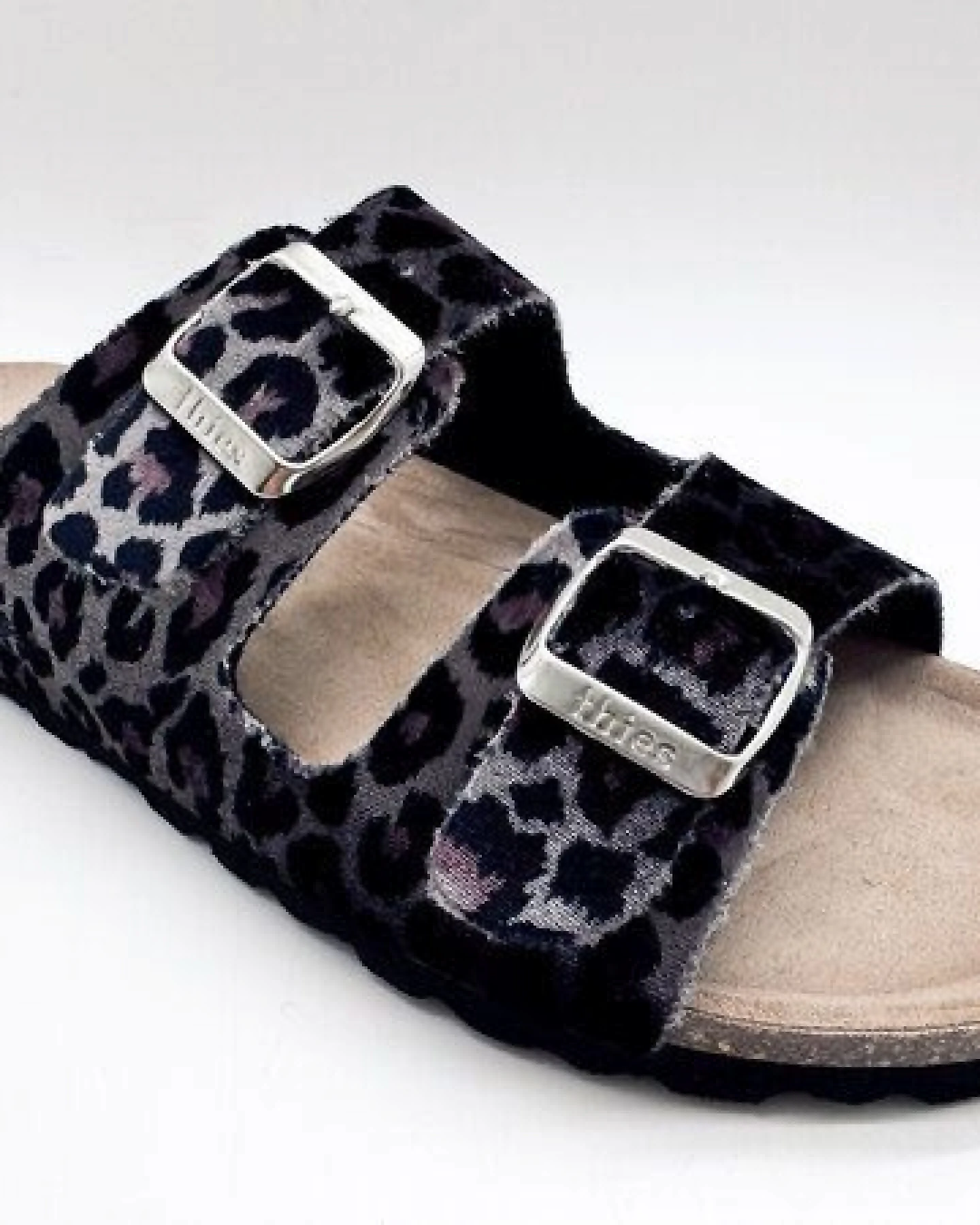 Vegane "thies ® Rec Velvet Leo Sandale" aus rec. PES – Ansicht 3