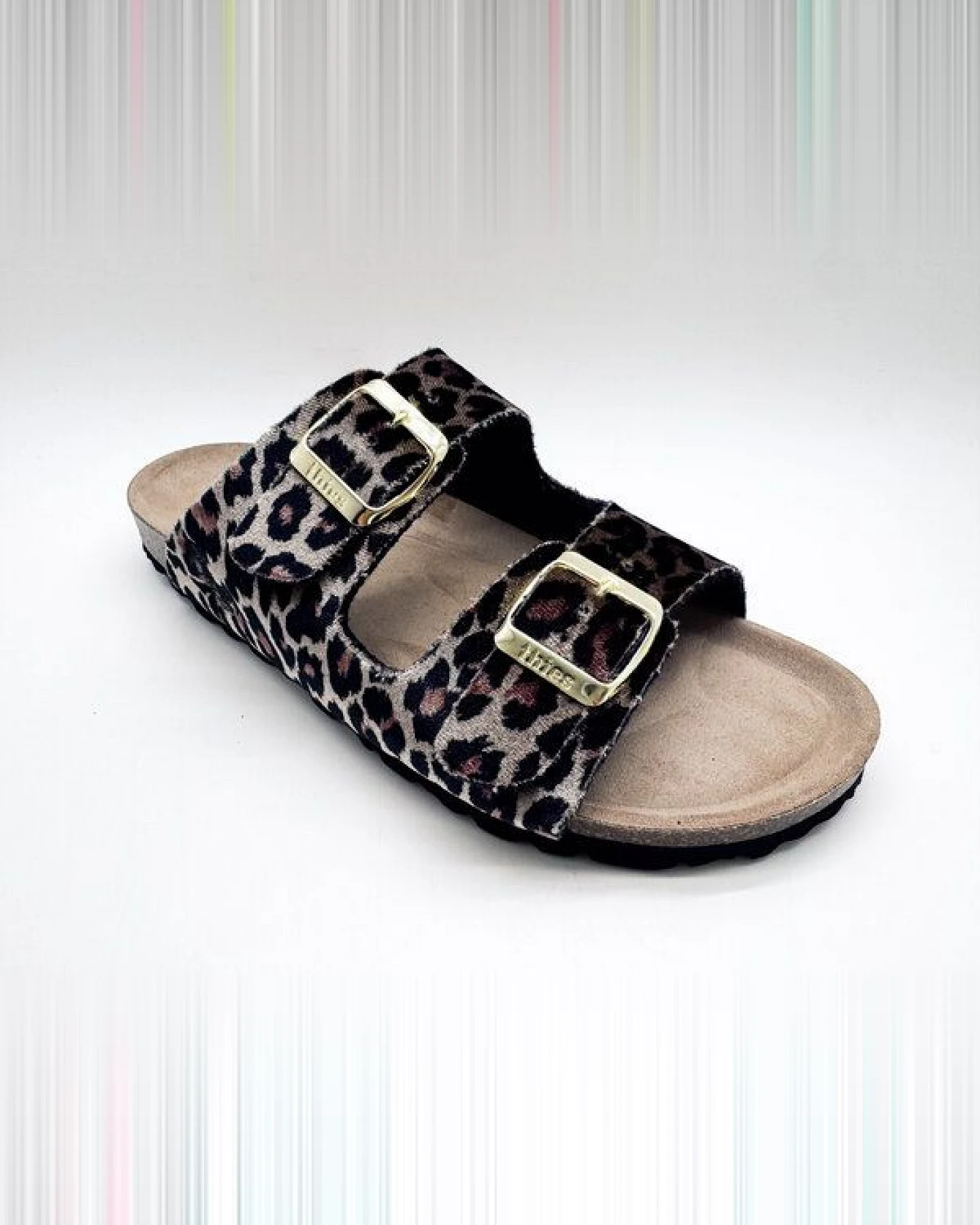 Vegane "thies ® Rec Velvet Leo Sandale" aus rec. PES – Ansicht 3