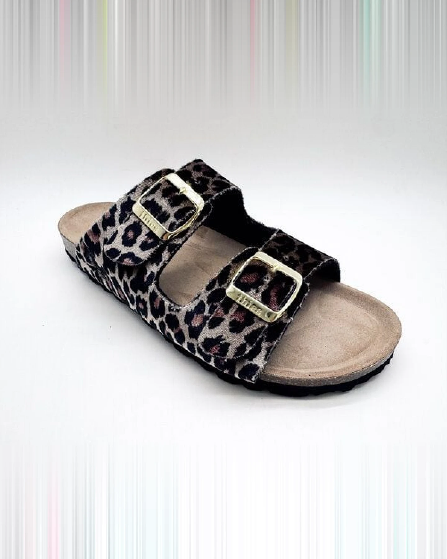 Vegane "thies ® Rec Velvet Leo Sandale" aus rec. PES – Ansicht 3