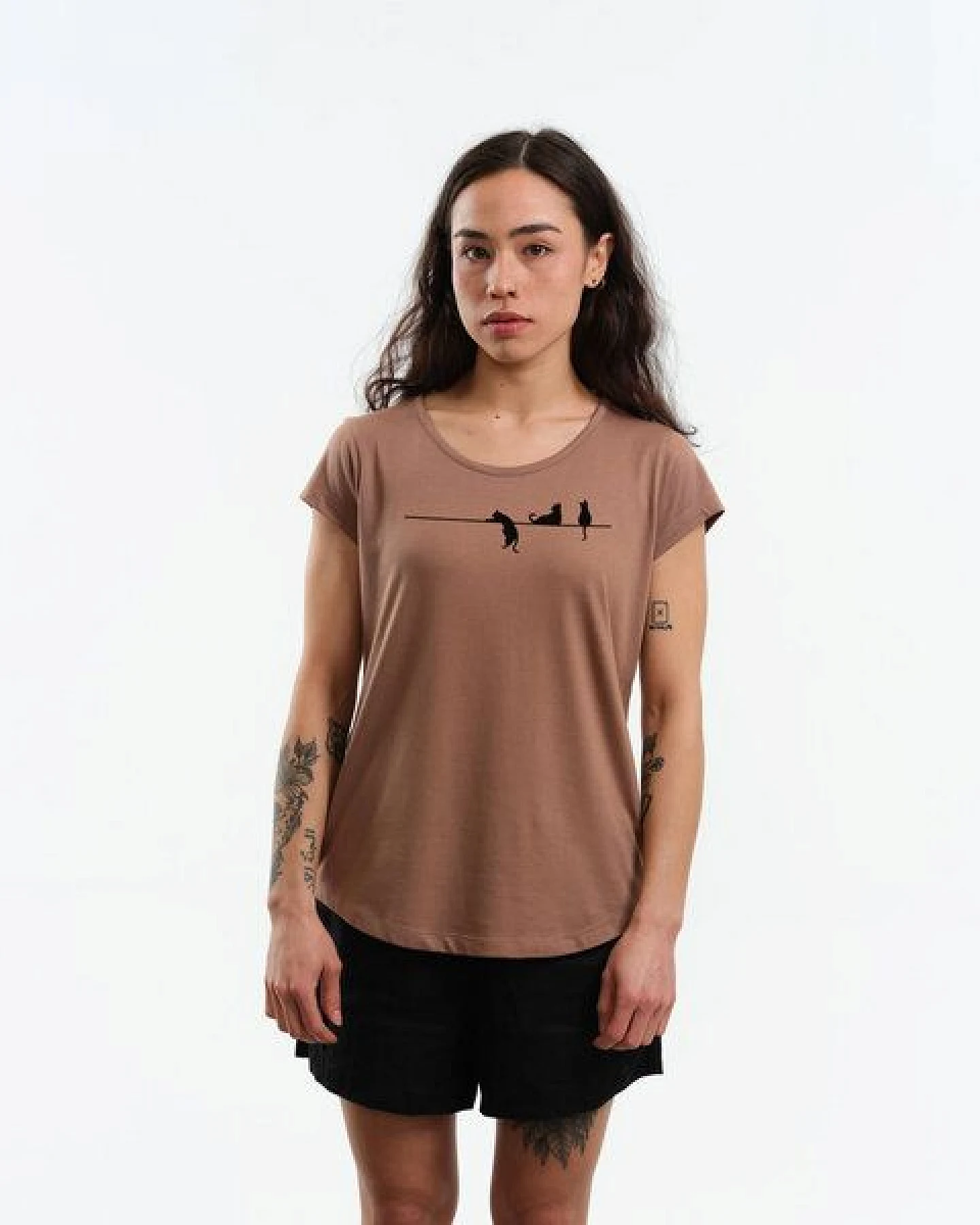 GARY MASH Shirt Asheville Katzen aus Modal®-Mix – Ansicht 2
